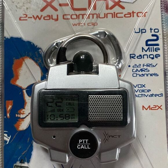 XACT X-LINX X2X 2-Way Wristwatch Communicator Vintage 2003 NEW SEALED clip - Picture 2 of 6